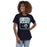 Woman wearing Cypress Ridge High School Rams Women's Navy T-shirt 001