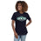 Woman wearing Cypress Ridge High School Rams Women's Navy T-shirt 009