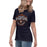 Side view of Seven Lakes High School Spartans Navy Women's T-shirt 211