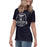 Side view of Tomball Memorial High School Wildcats Women's Navy Blue T-shirt 206