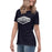 Side view of Tomball Memorial High School Wildcats Women's Navy Blue T-shirt 009