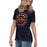 Side view of Bridgeland High School Bears Women's Navy Blue T-shirt 016