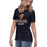 Side view of Bridgeland High School Bears Women's Navy Blue T-shirt 228