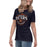Side view of Bridgeland High School Bears Women's Navy Blue T-shirt 211