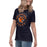 Side view of Bridgeland High School Bears Women's Navy Blue T-shirt 214