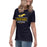 Side view of Cypress Ranch High School Mustangs Women's Navy T-shirt 202