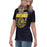 Side view of Cypress Ranch High School Mustangs Women's Navy T-shirt 204
