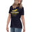 Side view of Cypress Ranch High School Mustangs Women's Navy T-shirt 217