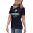 Side view of Cypress Ridge High School Rams Women's Navy T-shirt 202