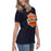 Side view of Seven Lakes High School Spartans Navy Women's T-shirt 209