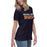 Side view of Seven Lakes High School Spartans Navy Women's T-shirt 010