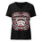 Mama's Poker Women's V-neck Relaxed Fit T-shirt 213 black