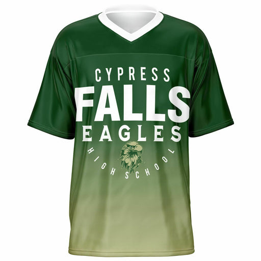 Cypress Falls Eagles football jersey -  ghost view - front 05