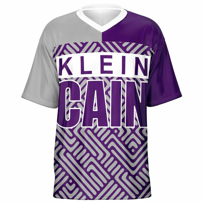 Klein Cain Hurricanes football jersey -  ghost view - front