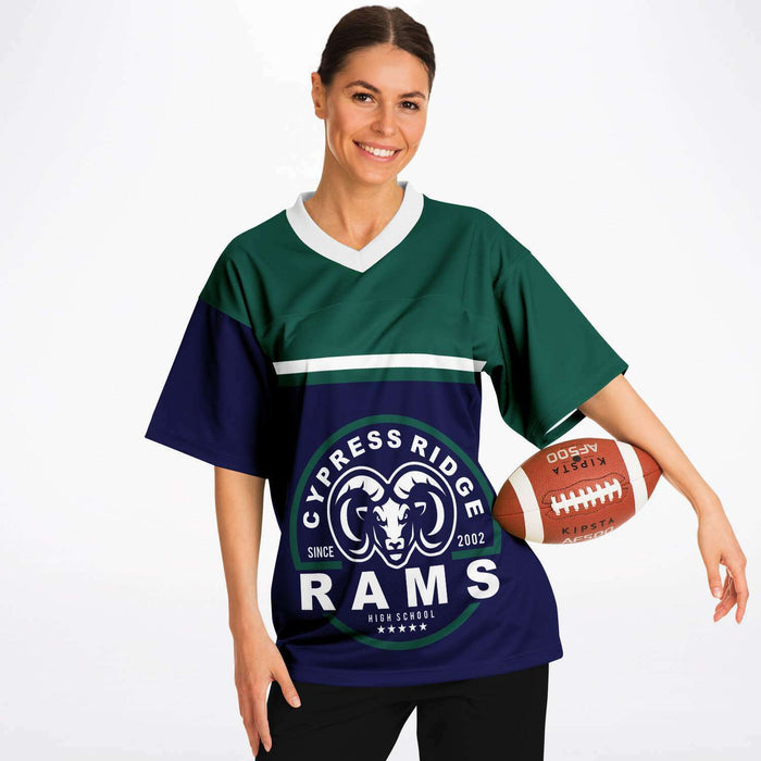 Cypress Ridge Rams Football Jersey 01