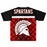 Porter Spartans High School football jersey laying flat - back