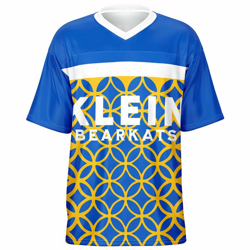 Klein Bearkats football jersey -  ghost view - front