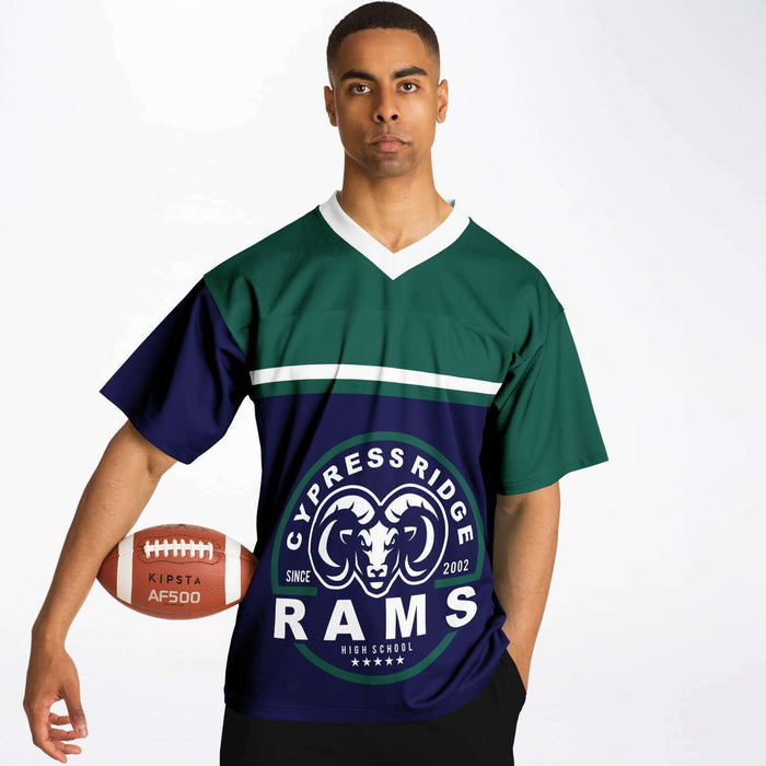 Cypress Ridge Rams Football Jersey 01