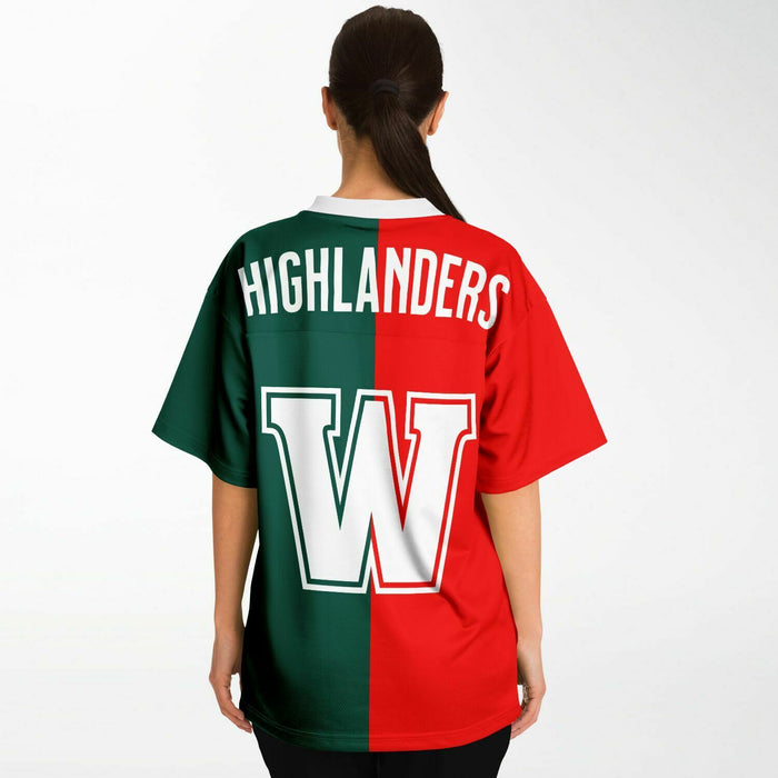 The Woodlands Highlanders Football Jersey 04