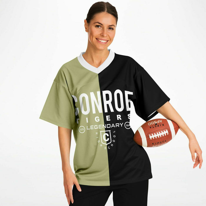 Conroe Tigers Football Spirit Jersey 04