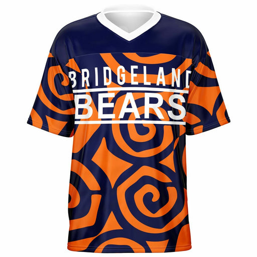 Bridgeland Bears football jersey -  ghost view - front