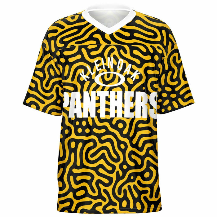 Klein Oak Panthers football jersey -  ghost view - front