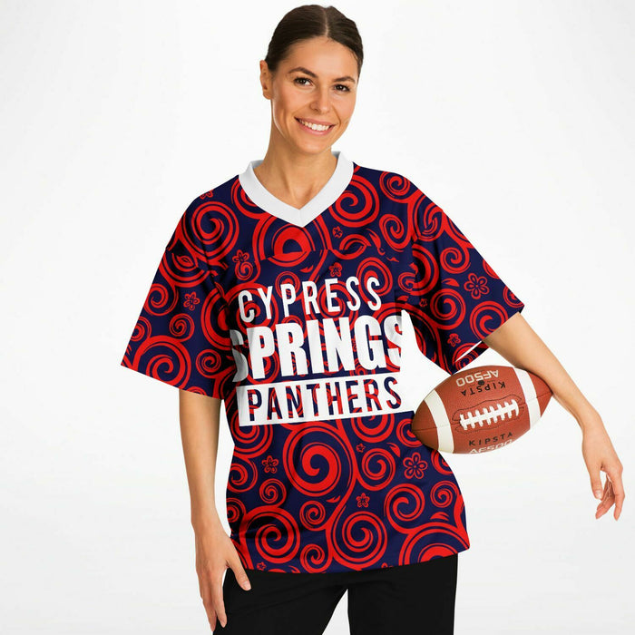 Cypress Springs Panthers Football Jersey 18