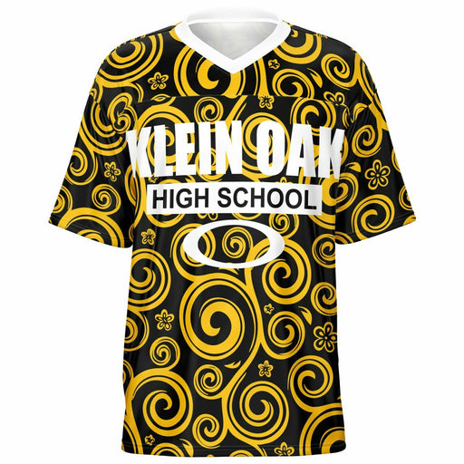 Klein Oak Panthers football jersey -  ghost view - front