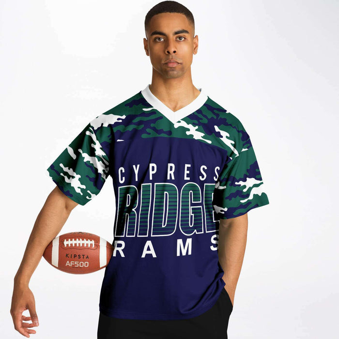 Cypress Ridge Rams Football Jersey 08