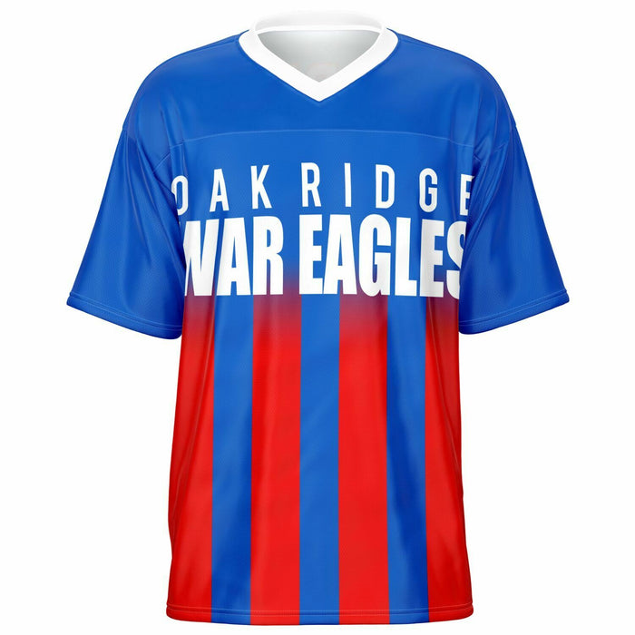 Oak Ridge War Eagles High School football jersey -  ghost view - front