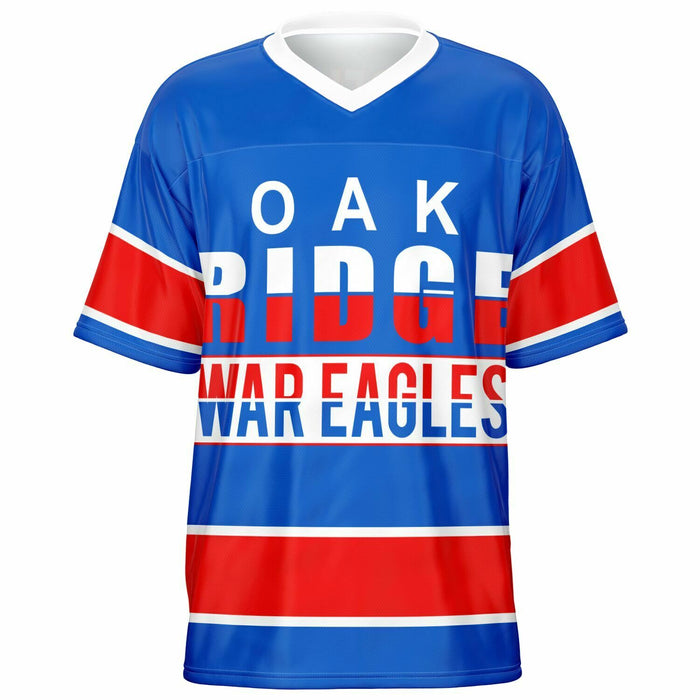 Oak Ridge War Eagles High School football jersey -  ghost view - front