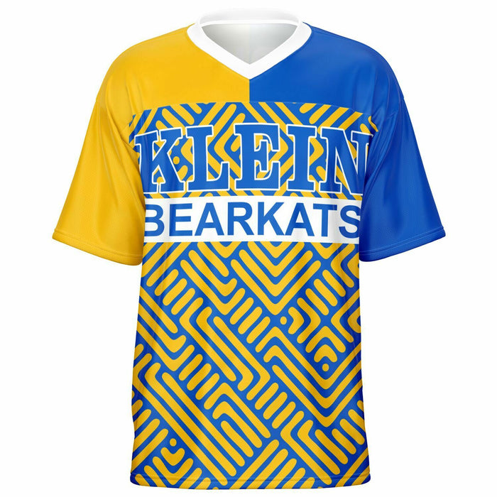 Klein Bearkats football jersey -  ghost view - front