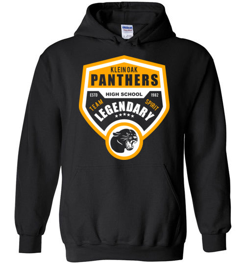 Klein Oak High School Panthers Black Hoodie 14