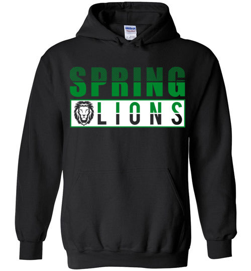 Spring High School Lions Black Hoodie 31