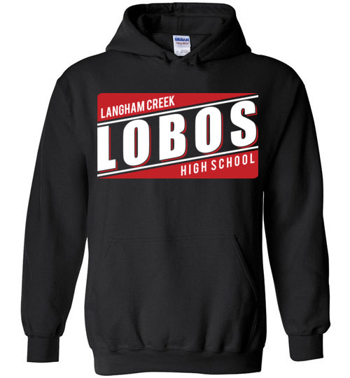 Langham Creek High School Lobos Black Hoodie 84