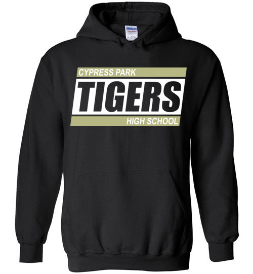 Cypress Park High School Tigers Black Hoodie 72