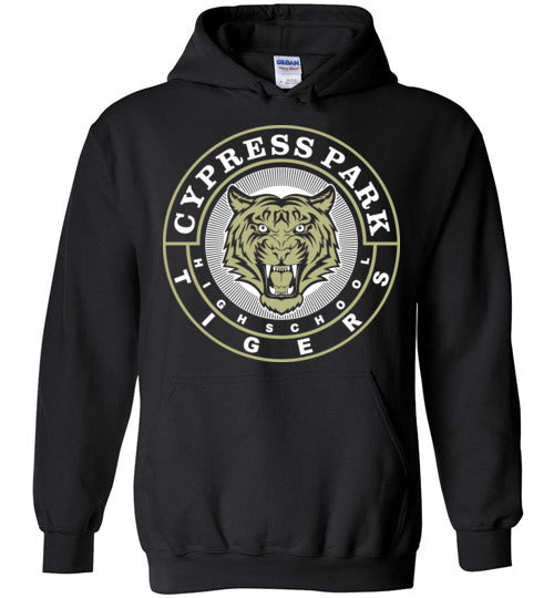 Cypress Park High School Tigers Black Hoodie 02