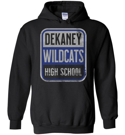 Dekaney High School Wildcats Black Hoodie 01