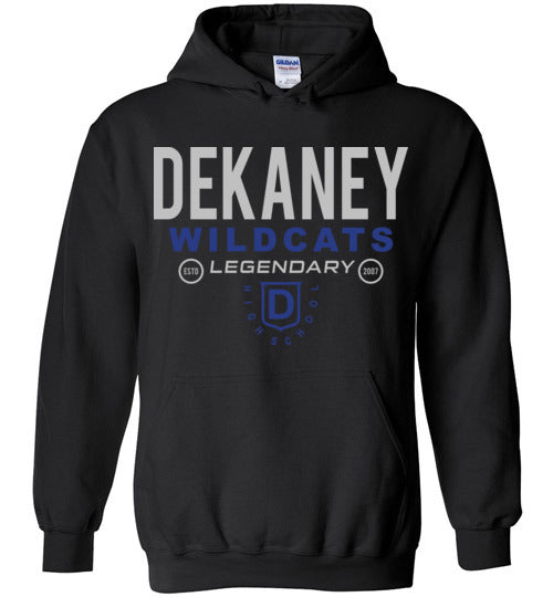 Dekaney High School Wildcats Black Hoodie 03