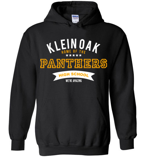 Klein Oak High School Panthers Black Hoodie 96