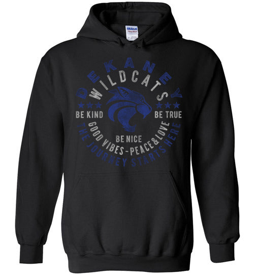 Dekaney High School Wildcats Black Hoodie 16