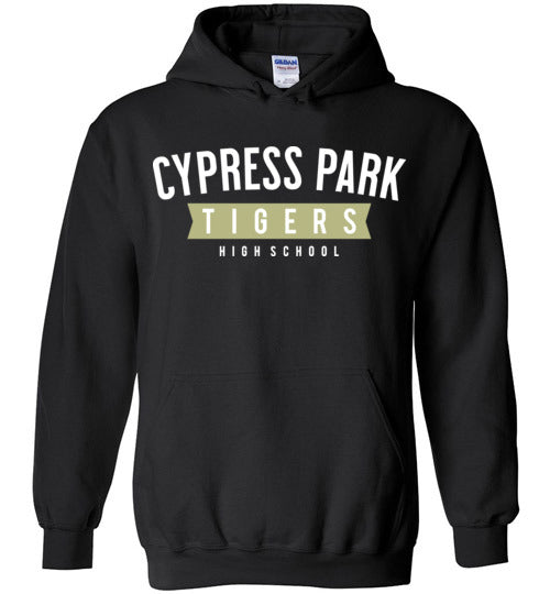 Cypress Park High School Tigers Black Hoodie 21