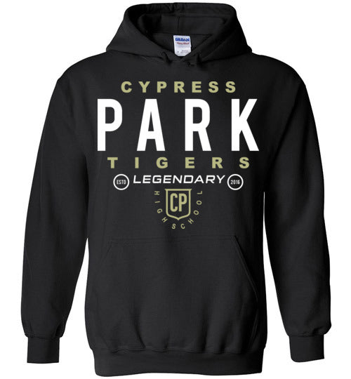 Cypress Park High School Tigers Black Hoodie 03