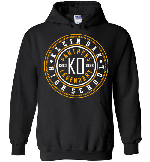 Klein Oak Panthers - Design 26 - Black Hoodie