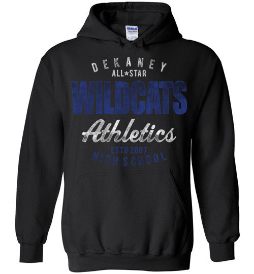 Dekaney High School Wildcats Black Hoodie 34