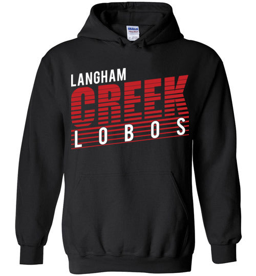 Langham Creek High School Lobos Black Hoodie 32