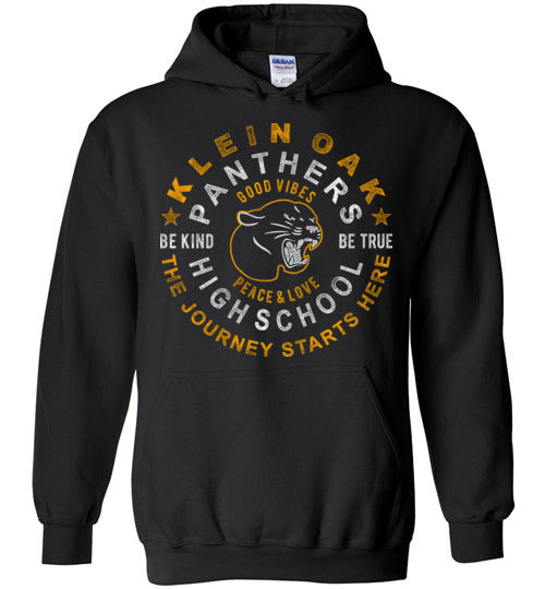 Klein Oak High School Panthers Black Hoodie 16