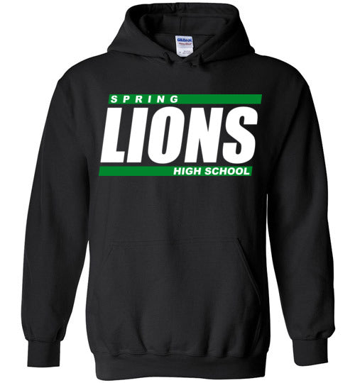 Spring High School Lions Black Hoodie 72