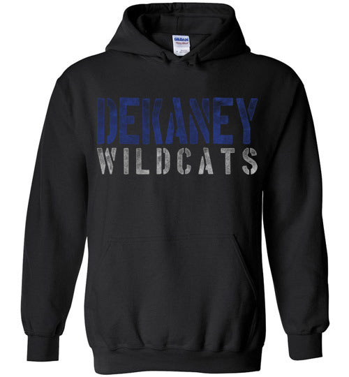 Dekaney High School Wildcats Black Hoodie 17