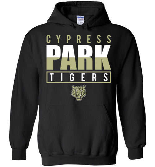 Cypress Park High School Tigers Black Hoodie 29